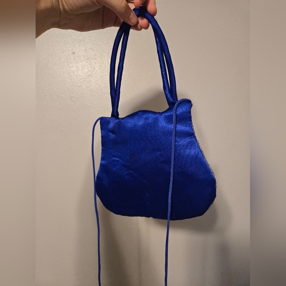 Vintage Beaded & Satin Purse - Picture 3 of 4